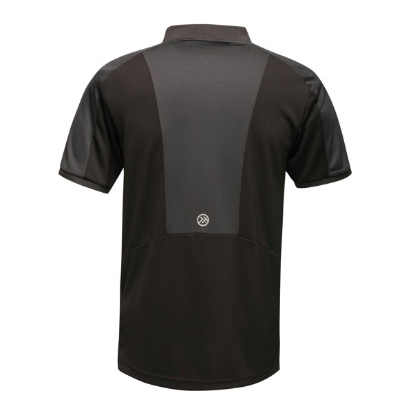 Regatta Mens Offensive Wicking Polo Shirt - Black