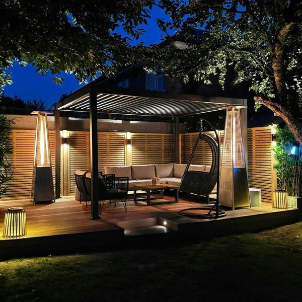 Ocean Designs Tivoli 4m x 3.6m Grey Frame Free Standing Pergola