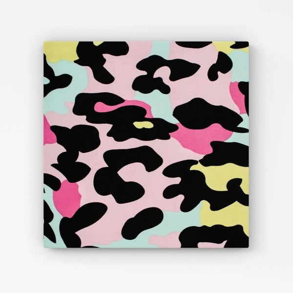 Warren Reed Colourful Leopard Print Canvas