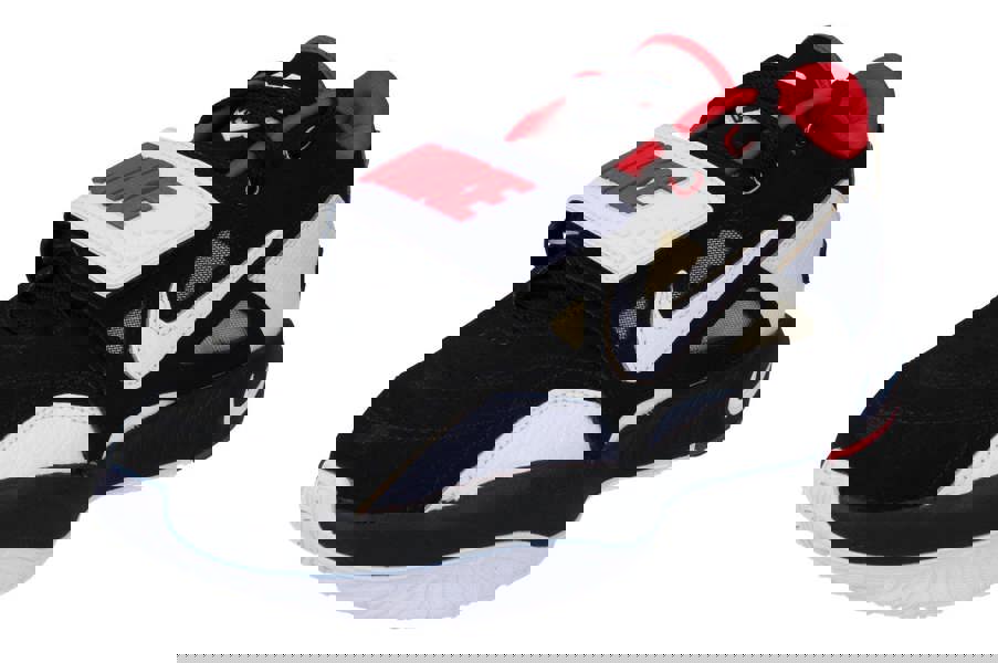 Nike Lebron Prime 93 Mens Basketball Trainers Hq3480  001 - Black White Fire Red 001 - Photo 0