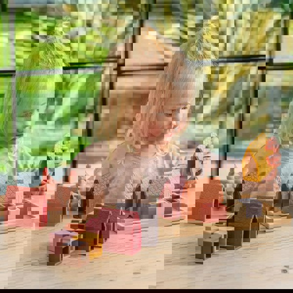 tickit SiliSoft® Village Blocks (Earth)