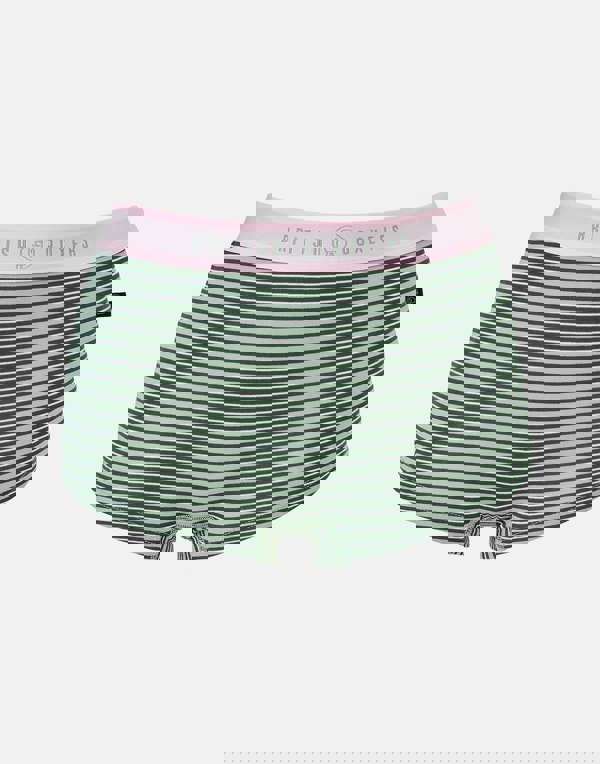 British Boxers Multipack! 4 Pairs of Women's Bamboo Hipster Boxer Briefs – Juniper