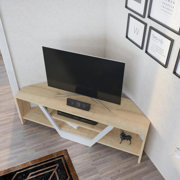 Decorotika Sares Modern Tv Stand TV Cabinet for TV's up to 55"