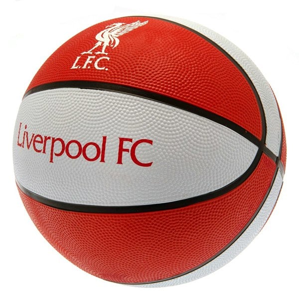 Liverpool FC Crest Basketball - White/Red