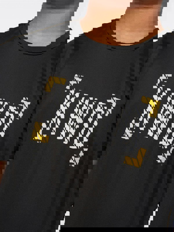 Kings Will Dream Karson T-Shirt - Jet Black / Yellow
