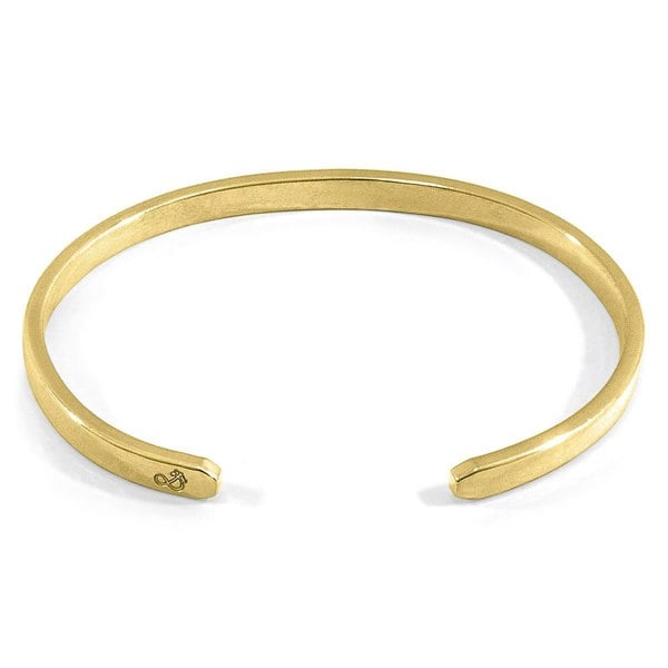 Anchor & Crew Reynolds Element Midi Geometric 9ct Yellow Gold Bangle