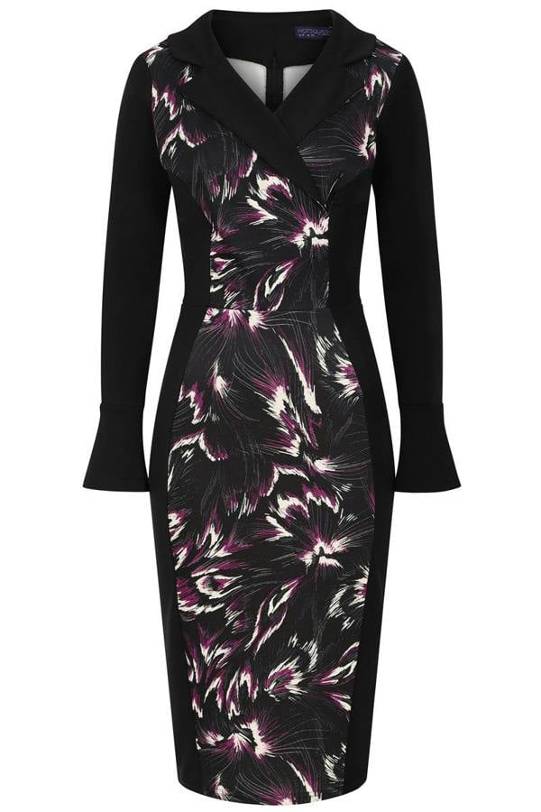 HotSquash Collar Detail Bodycon Dress