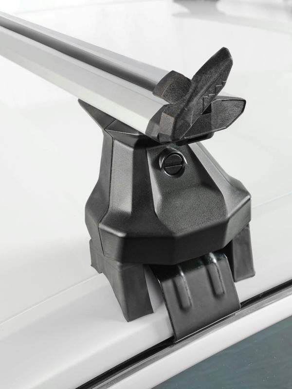 Green Valley Aerodynamic Roof Rack Wing Cross Bars Black, Fits Audi Q3 Q4 Q5 Q7 Flush Rails