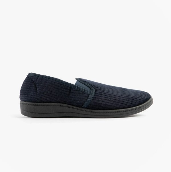 Jo & Joe HARRY Mens Full Slippers Navy