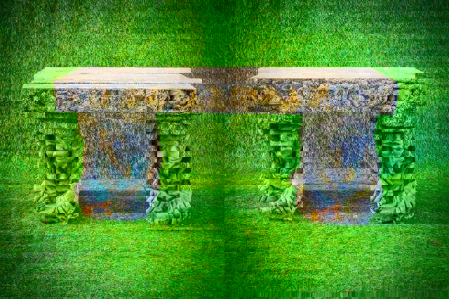 Pixie Goblin Magical Garden Bench