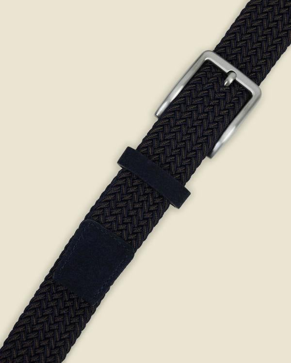 Larsson & Co Ejder - Braided Multi-Coloured Elastic Woven Stretch Belt