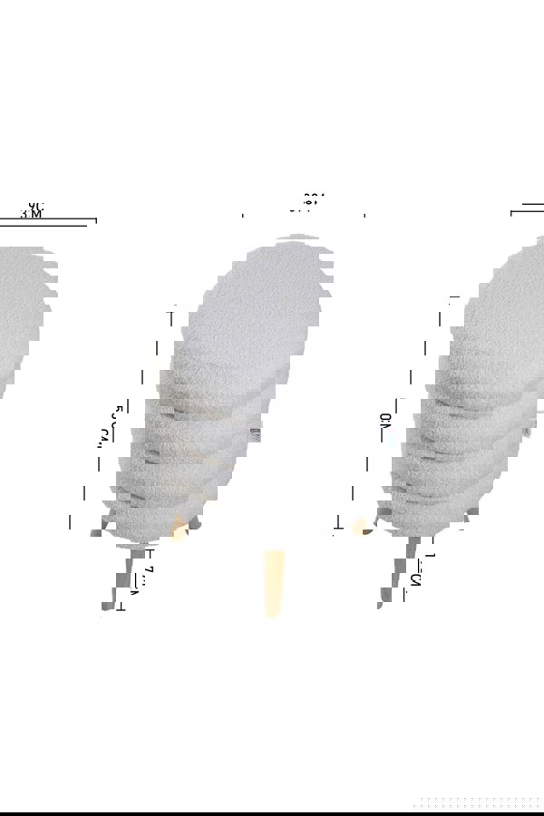 Living and Home Creative Teddy Bear Fabric Footstool