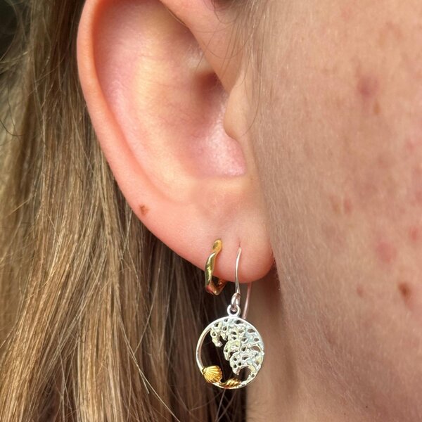 Reeves & Reeves Ocean Wave Drop Earrings