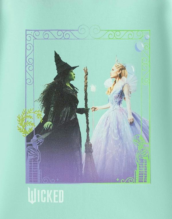 Vanilla Underground Wicked Girls Blue Glinda & Elphaba Short Sleeved T-Shirt