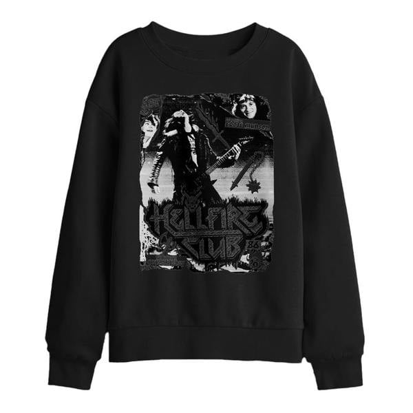 Stranger Things Childrens/Kids Hellfire Club Poster Sweatshirt - Black - 