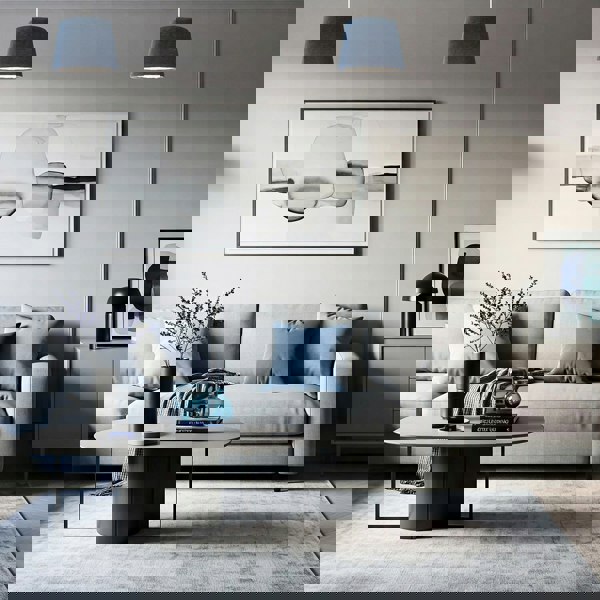 Thick Lined Textured Midnight Blue Velvet Lamp Shade with Satin Inner Image 7