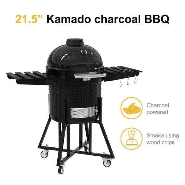 Groundlevel Kamado Charcoal Garden BBQ Grill