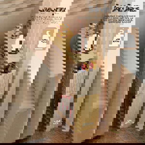 Levede Sofa Side Table Modern Bedside Table Plant Stand Wooden for Small Space