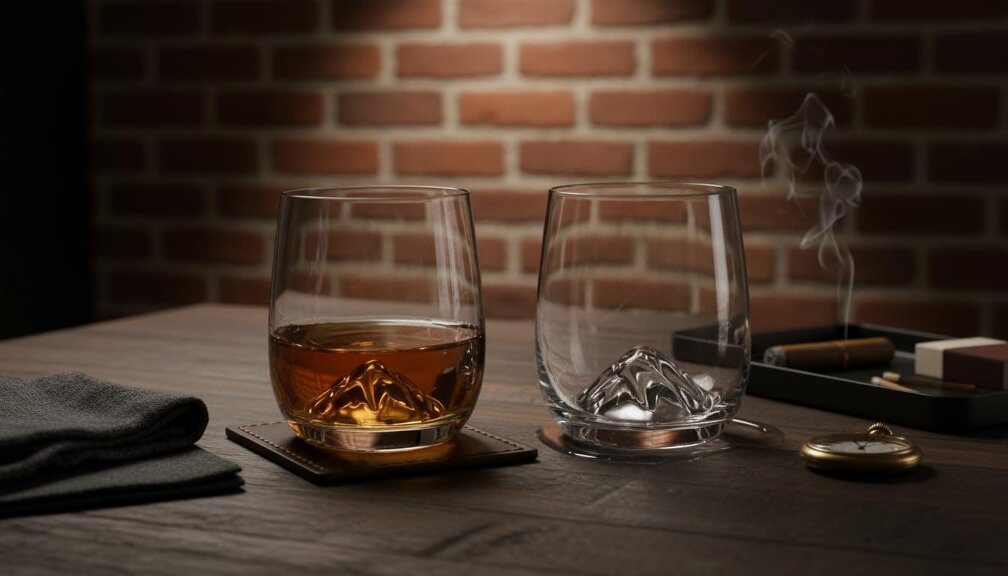 Mountain Design Crystal Whisky Tumblers - Set of 2