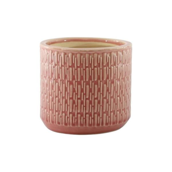 Kingsbury Gifts Dusky Rose Ceramic Plant Pot (H14 x W15.5cm)