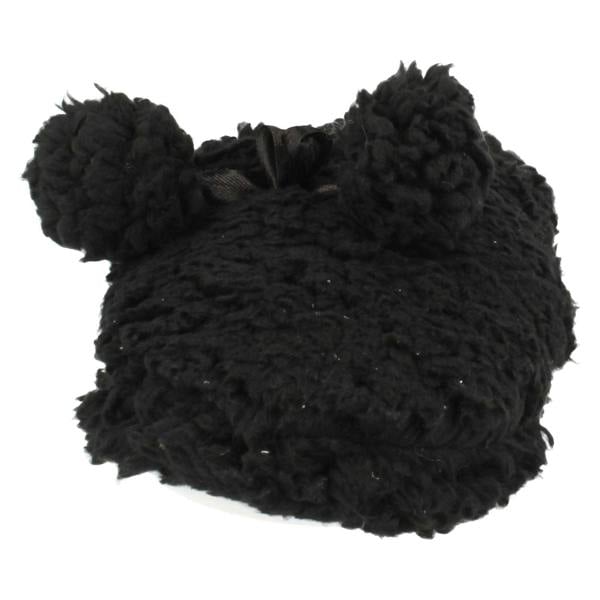 Eaze Ladies Eaze Fluffy Pom Pom Front Slippers