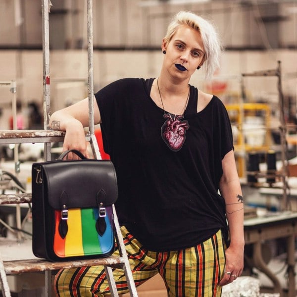 Zatchels Handmade Leather City Backpack - Pride