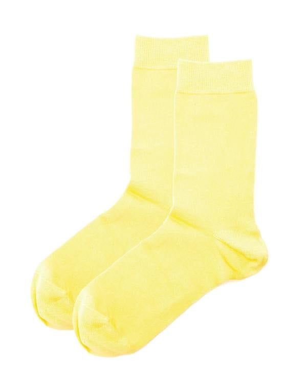Jemsox Luxury Pure Colour Lemon Socks – TENCEL™ Eco Comfort