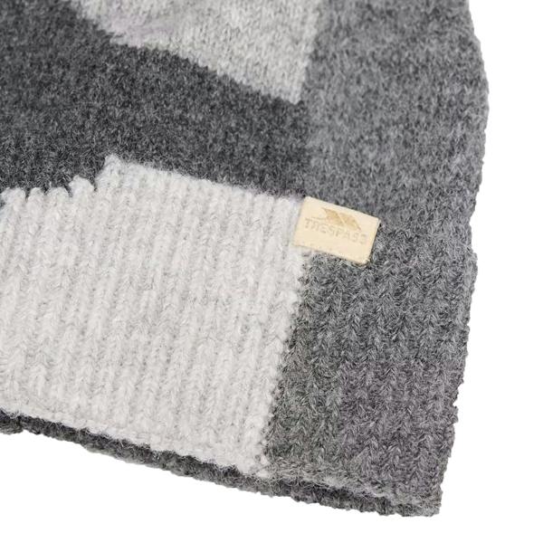 Trespass Womens/Ladies Rae Colour Block Knitted Beanie - Grey Marl - 