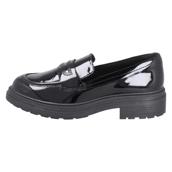 Clarks Ladies Clarks Chunky Sole Piped Trim Loafer Shoes Orinoco3 Edge