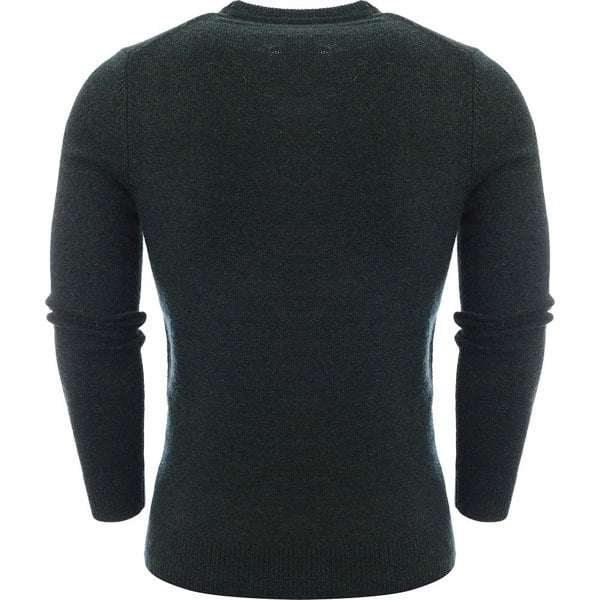 Lyle & Scott Crew Neck Lambswool Blend Jumper in Green