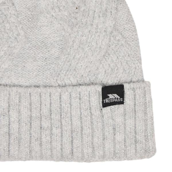 Trespass Womens/Ladies Jalen Knitted Beanie - Grey Marl - 
