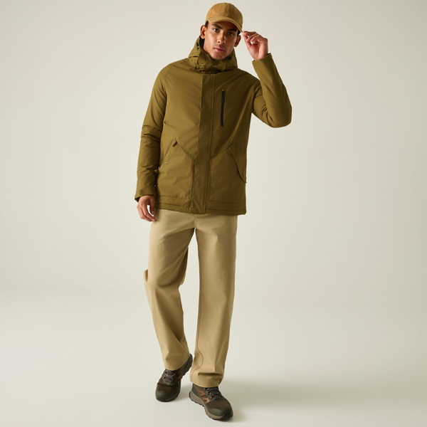Regatta Mens Slyvan Insulated Waterproof Jacket - Rich Tan