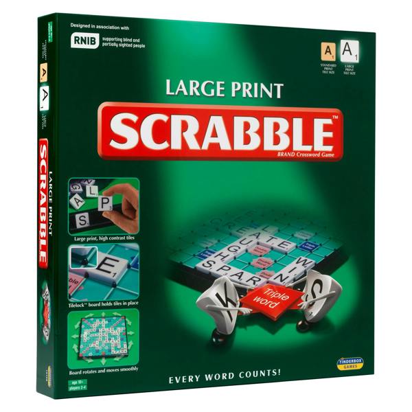 Scrabble Large Print Scrabble Word Game
