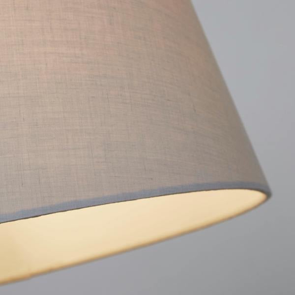 Lighting Collection TC TAPERED SHADE 30CM LIGHT GREY
