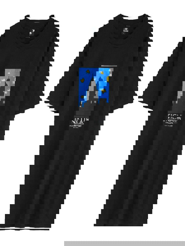 SINCLAIR MODERN ART TEE BLACK