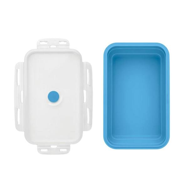 MidOcean Kolapso Silicone Collapsible Lunch Box - Baby Blue - 