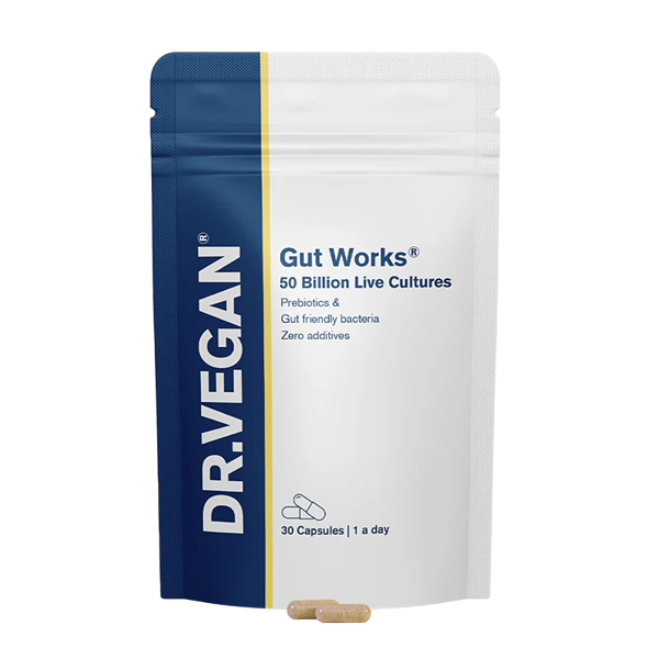 Dr. Vegan Gut Works Pre & Probiotic 50bn CFU 30 caps