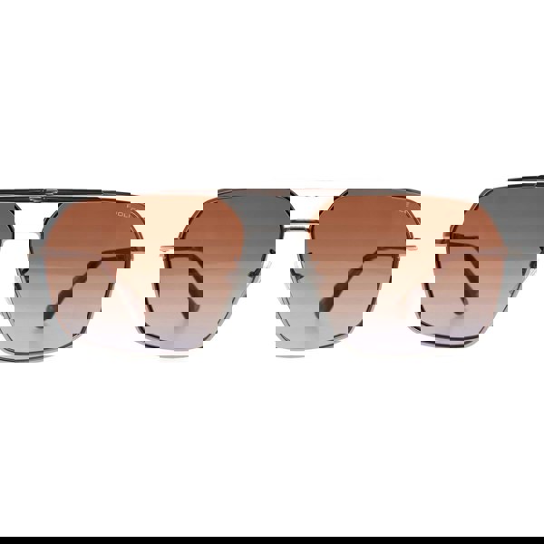 Police Sunglasses SPLL86M Origins Classic 2 0SC2 Shiny Ruthenium Brown Gradient Blue