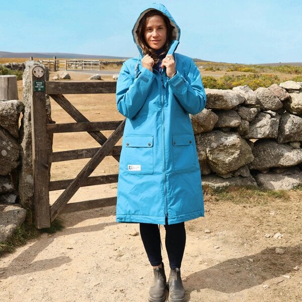 Lazy Jacks LJ159 - Longline Snug Lined Coat - Petrol