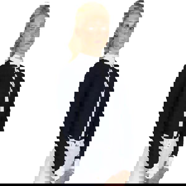 Coldstream Womens/Ladies Larkhall Diamante Show Shirt - Navy - 