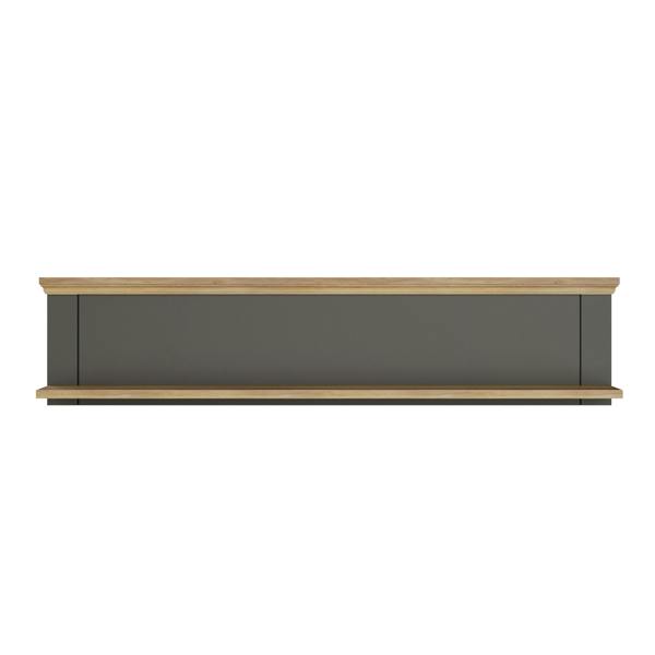 Furniture To Go Pontypool Wall Shelf in Grey and Mauvella Oak