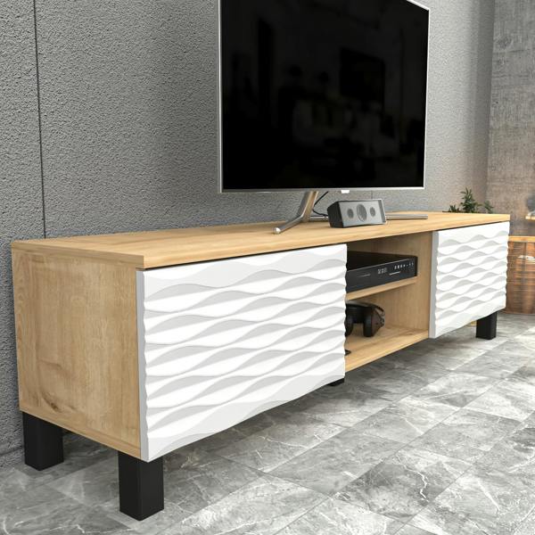 Decorotika Lukas Modern Tv Stand TV Cabinet for TV's up to 64"