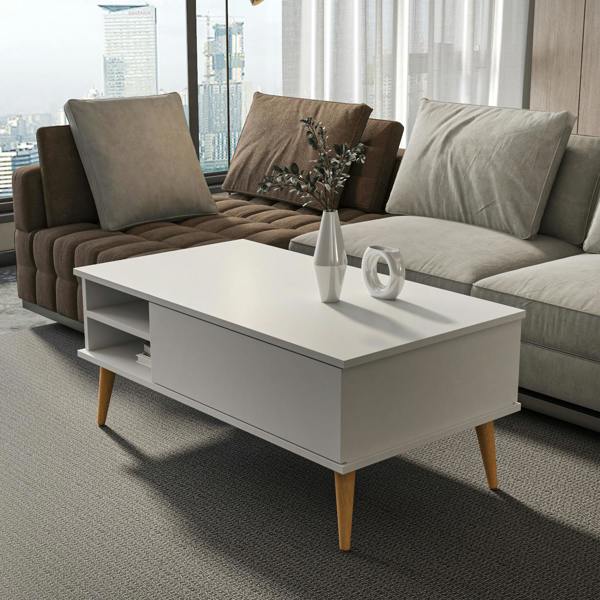 Decorotika Como 110 cm Modern Coffee Table