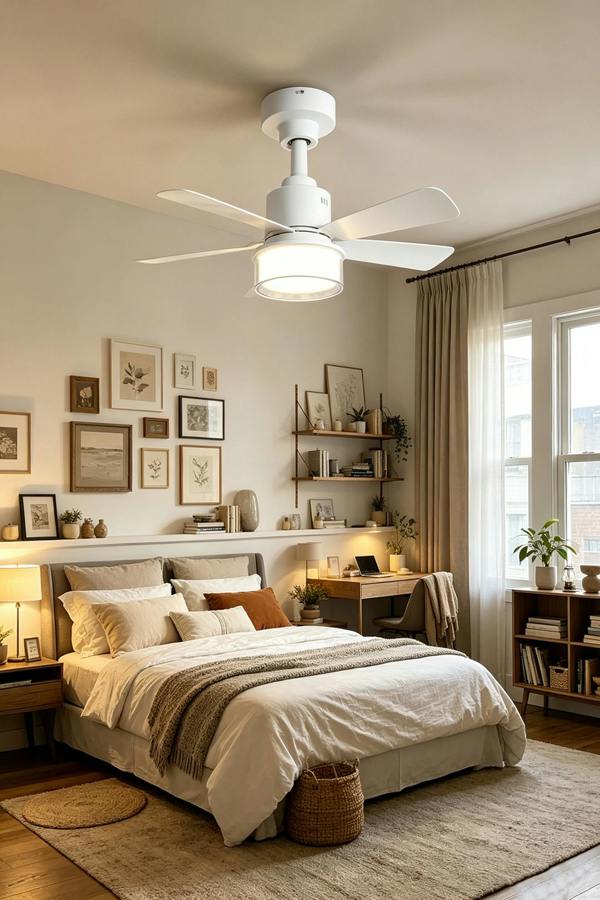 Graceful LED Ceiling Fan Light