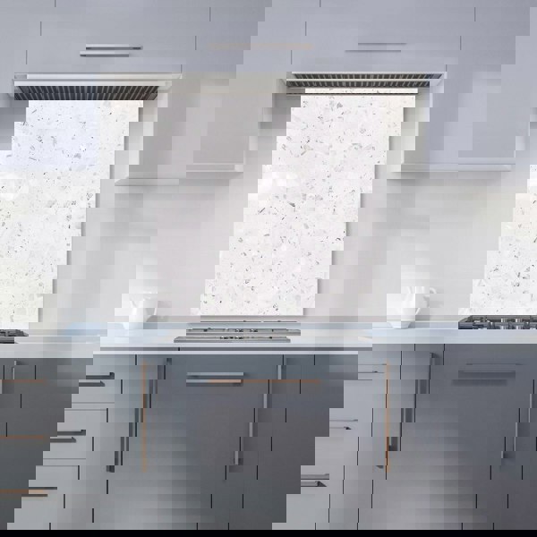 Warren Reed - Designer Icy White Quartz Effect Kitchen Splashback