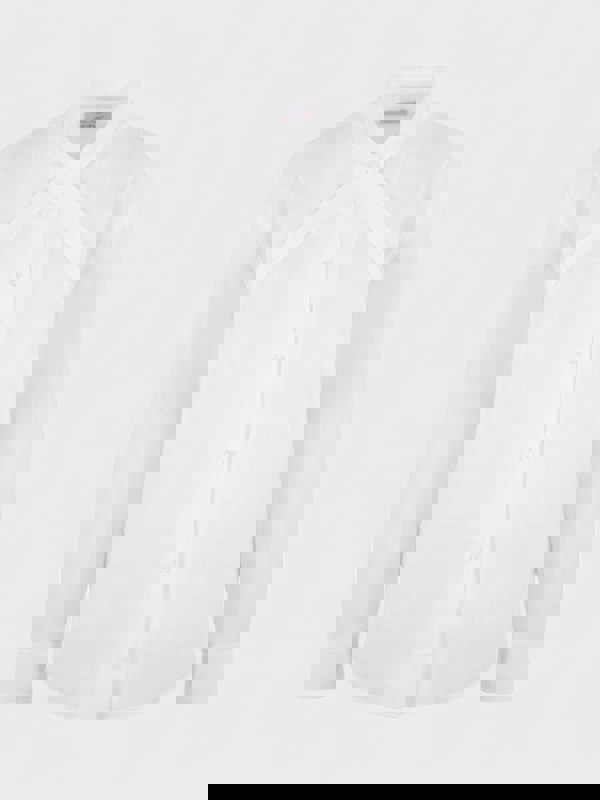 Off - White Poplin Cross Belt Shirt White - Supplied FashionOff White