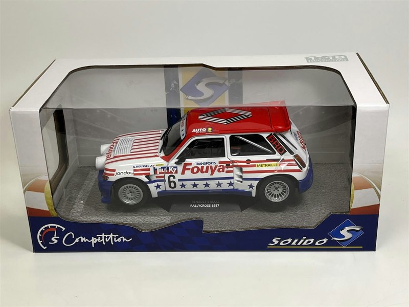 Solido Renault 5 Maxi Rallycross G.Roussel 1987 1:18 Scale 1804706