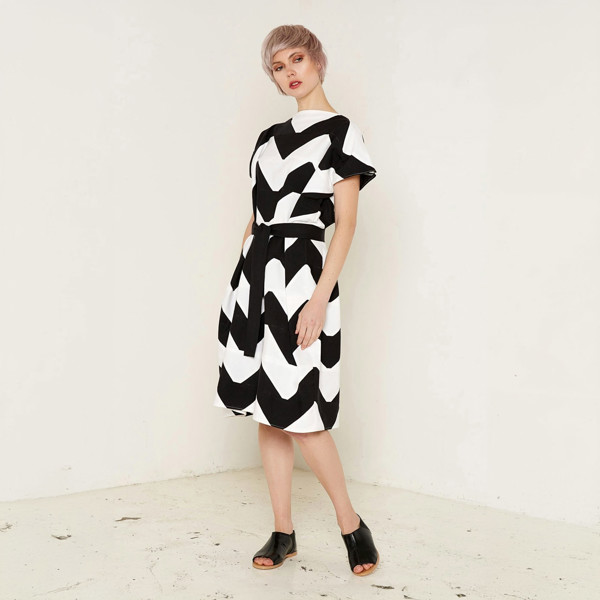 Bo Carter Venus Dress - Black and White