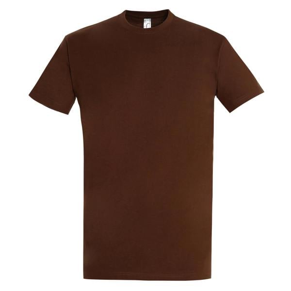 SOLS Mens Imperial Heavyweight Short Sleeve T-Shirt - Earth