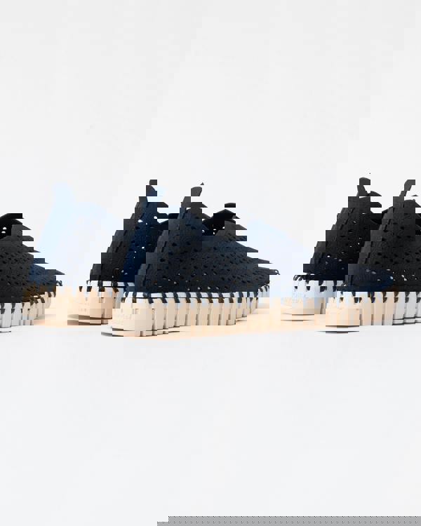 Ilse Jacobsen Tulip Slip-In Womens Shoes in Dark Indigo 660 - Back